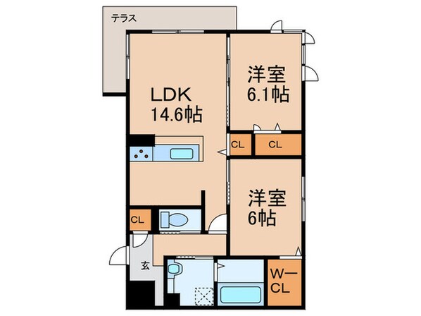 Tiedeurの物件間取画像